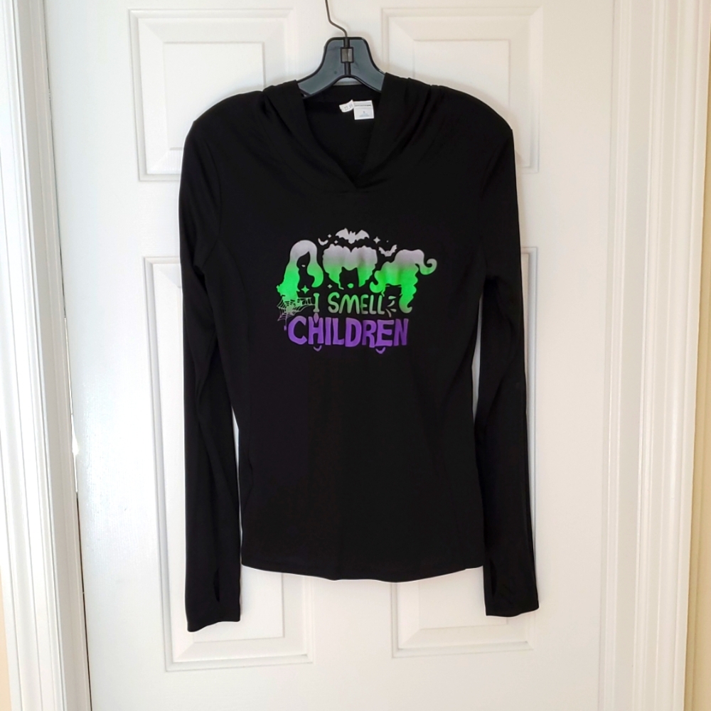 "I Smell Children"Hoodie Hocus Pocus Halloween Top New
